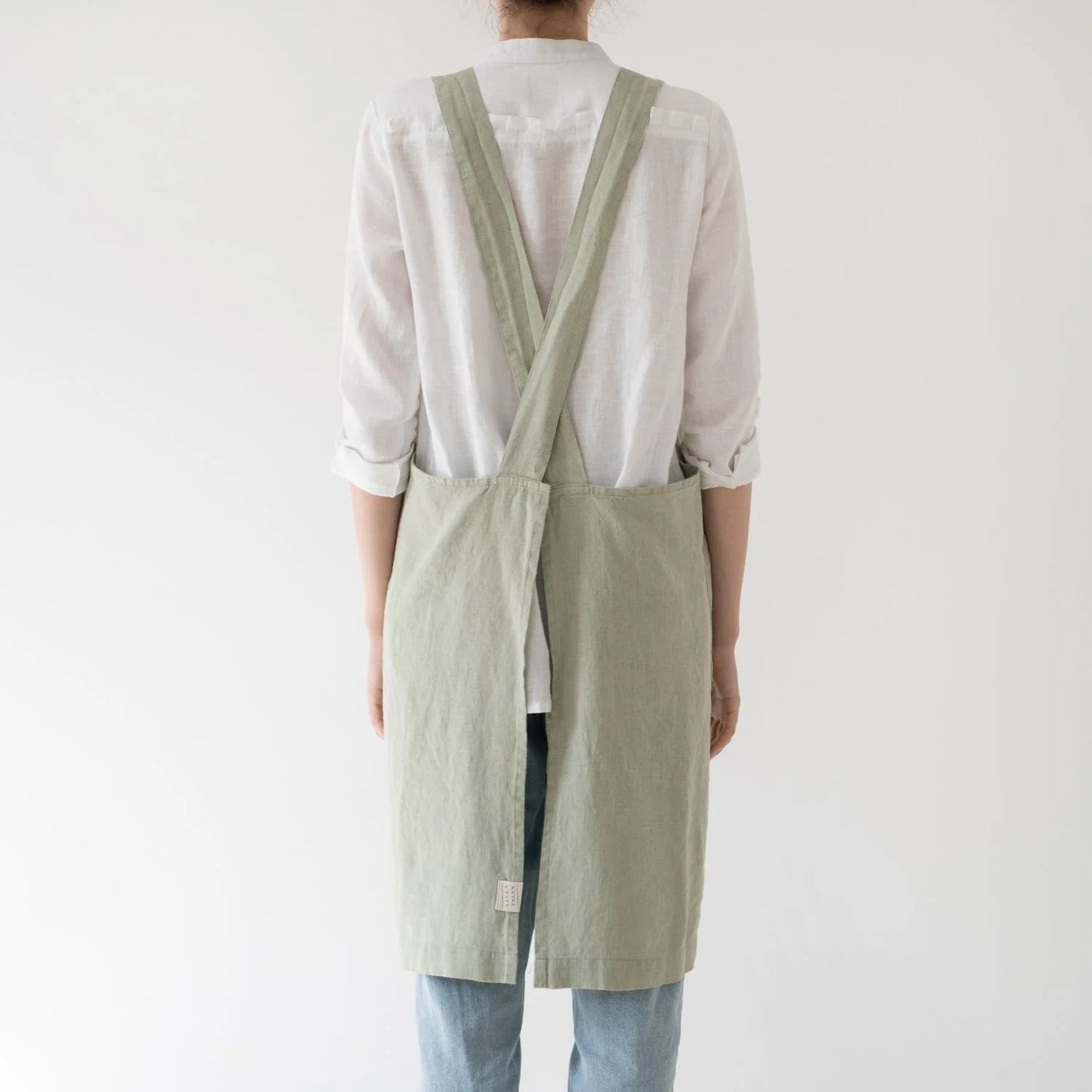 Linen Tales %uyum_store% Linen Crossback Apron Apron