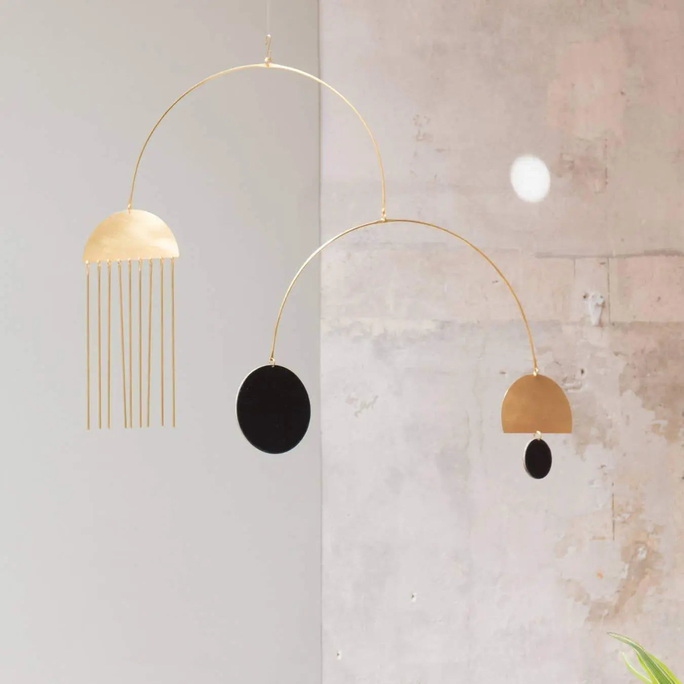 Stéphanie Barbié Atelier %uyum_store% Kinetic Mobile Brass Fringe Decoration