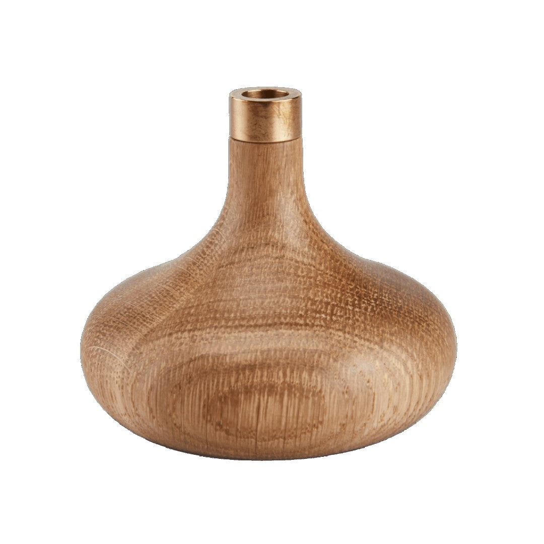 OVO Things %uyum_store% Wooden Candle Holder Oak Candle Holders